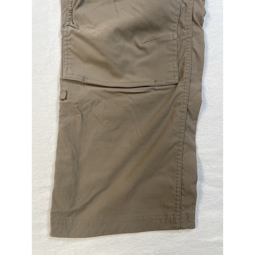 Duluth Trading Carpenter Pants 14x31" Curvesetter Elastic Waistband Cargo Khaki - Picture 2 of 16